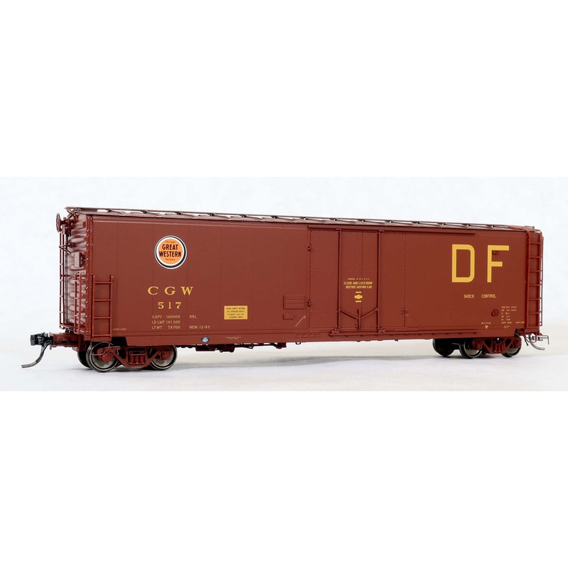 Moloco Trains 13010 HO Scale GA 50' RBL Boxcar Chicago Great Western CGW 517
