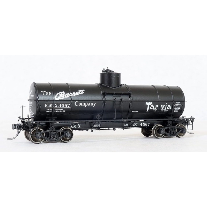 Tangent Scale Models 19067 GA 1917-design 10000 Gal Tank Car Barrett Tarvia 1938+ BMX #s Varies