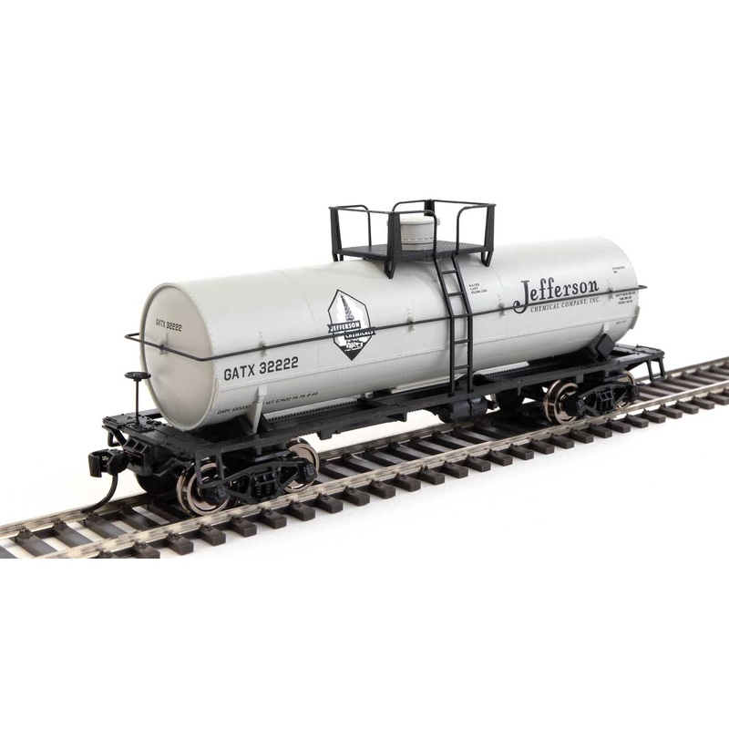 Walthers Mainline 910-48010 HO Scale 36' Chemical Tank Car Jefferson GATX 32222