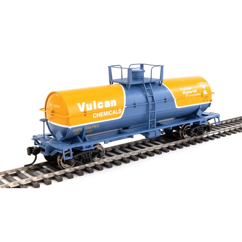 Walthers Mainline 910-48019 HO Scale 36' Chemical Tank Car Vulcan GATX 33763