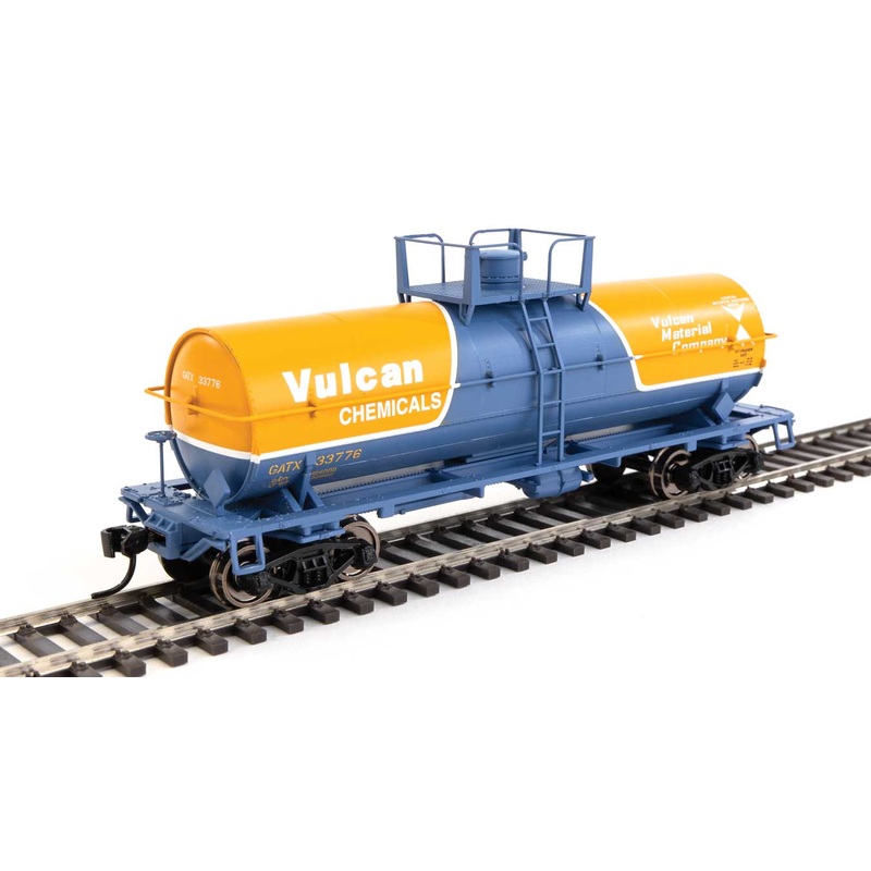 Walthers Mainline 910-48020 HO Scale 36' Chemical Tank Car Vulcan GATX 33776