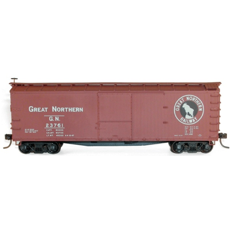 Accurail 46044 HO Scale 40' Double Sheathed Wood Boxcar Kit Great Northern GN - NOS