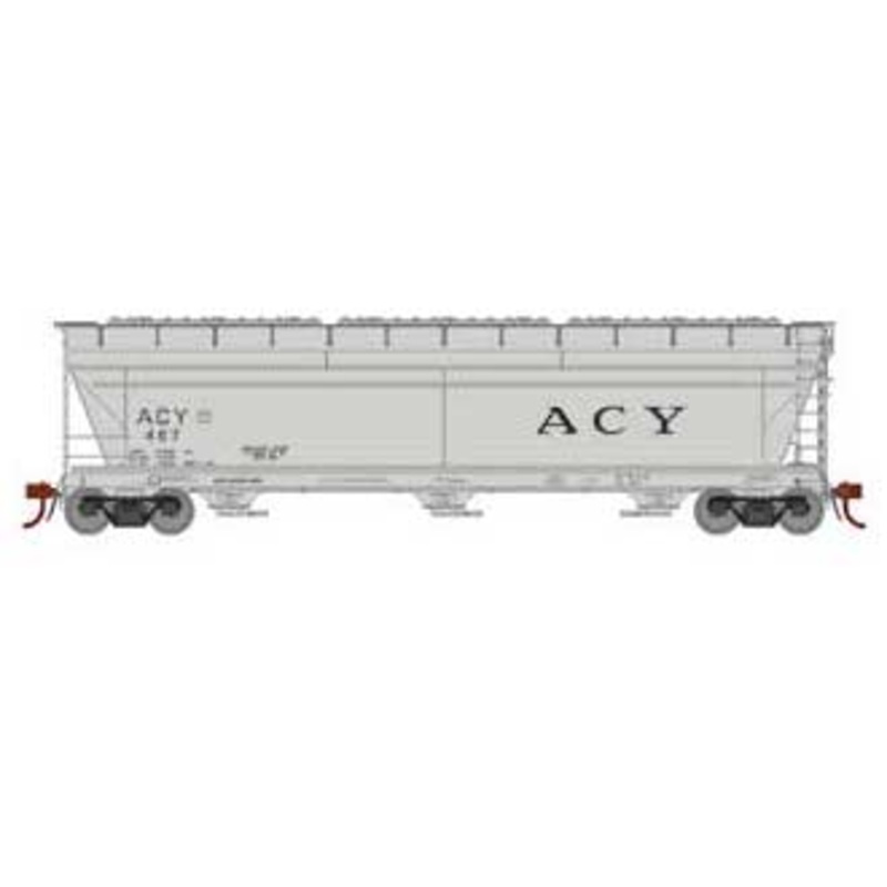 Athearn Genesis G15427 HO Scale ACF 4600 3 Bay Covered Hopper AC&Y 467