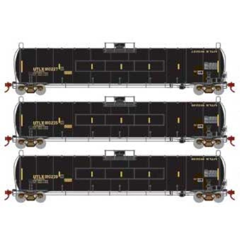 Athearn Genesis G25592 HO Scale 33,900 Gallon LPG Tank Car UTLX 3 Pack #1