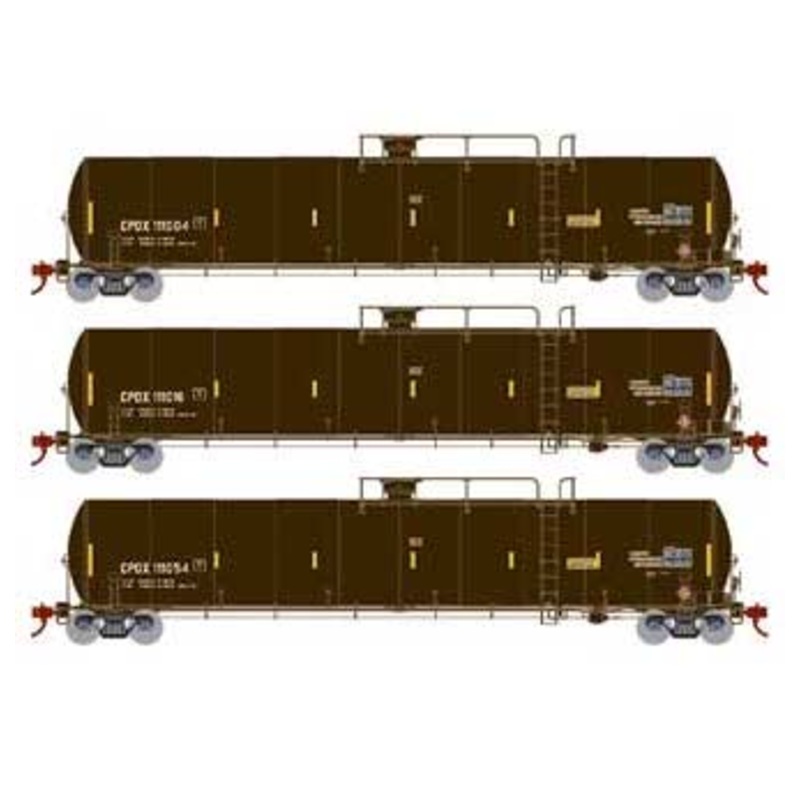 Athearn Genesis G25595 HO Scale 33,900 Gallon LPG Tank Car Chevron USA CPDX 3 Pack #1