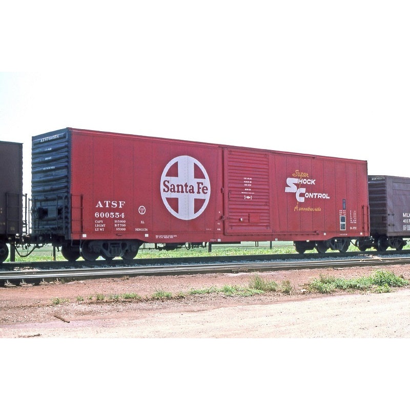 Athearn Genesis G26879 HO Scale 60' XB-172 Boxcar Santa Fe ATSF 600521/600533 2 Pack