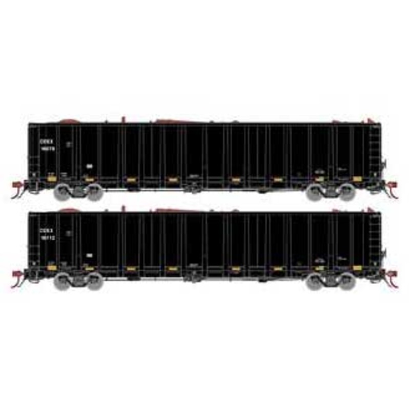 Athearn Genesis G76727 HO Scale NSC 6400 Gondola with Load CDEX 2 Pack