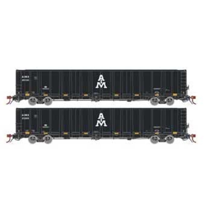 Athearn Genesis G78604 HO Scale NSC 6000 Gondola with Load AIMX 2 Pack #1