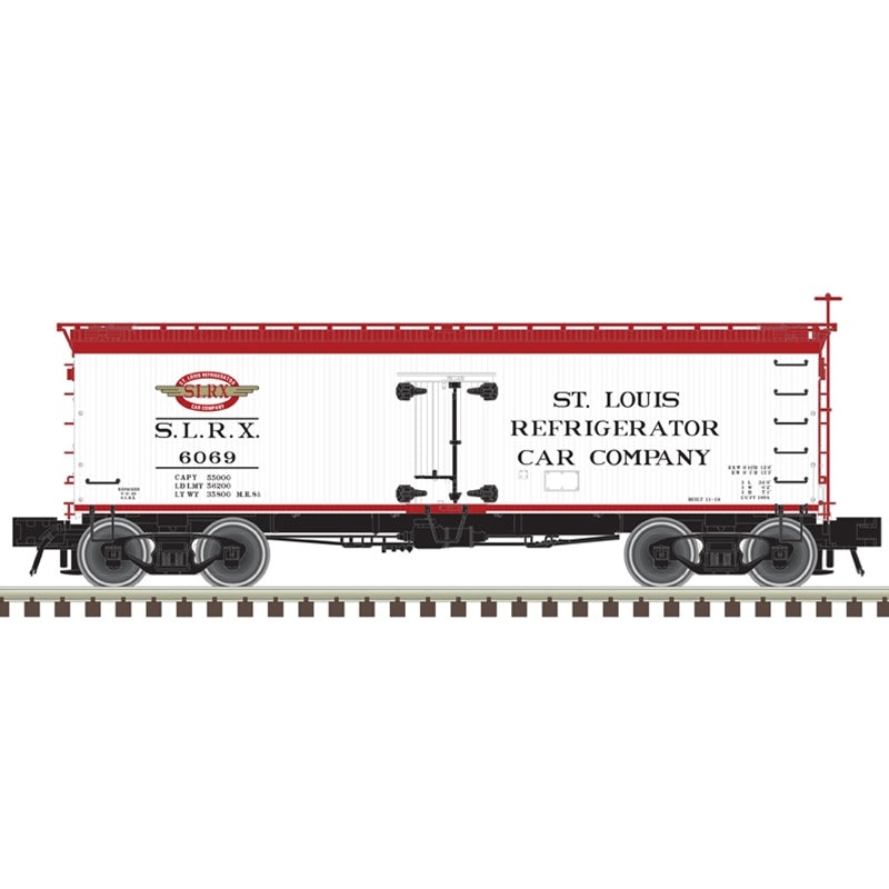 Atlas 20007199 HO Scale 36' Wood Reefer St. Louis Refrigerator Car Co. 6069