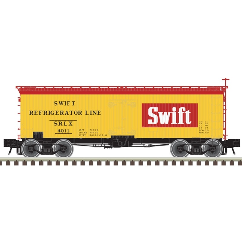 Atlas 20007202 HO Scale 36' Wood Reefer Swift 4016
