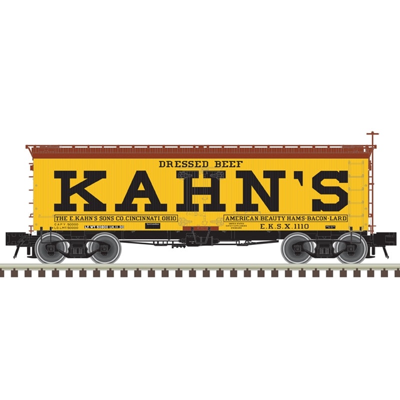 Atlas 20007206 HO Scale 36' Wood Reefer Kahn's 1121
