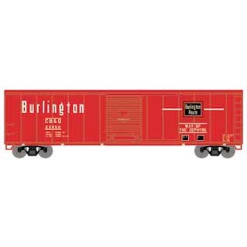 Roundhouse 15094 HO Scale 50' PS-1 Single Sliding Door Boxcar Burlington CB&Q 22850
