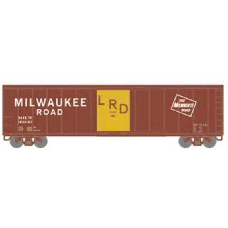 Roundhouse 15096 HO Scale 50' PS-1 Single Sliding Door Boxcar Milwaukee Road MILW 16606