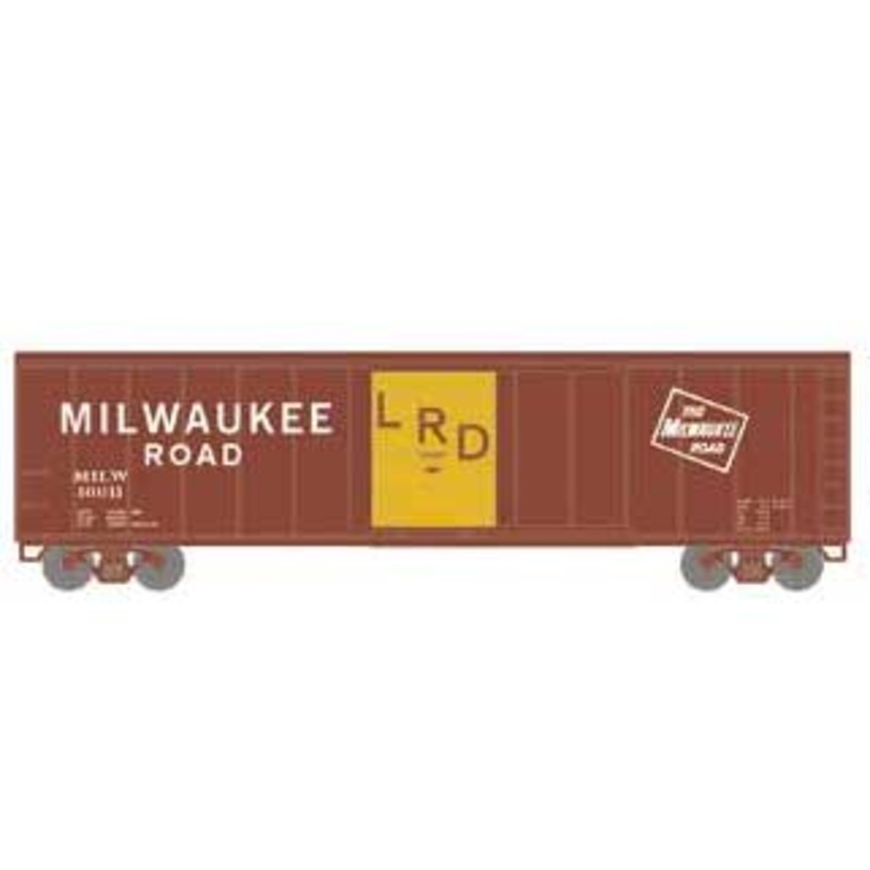Roundhouse 15097 HO Scale 50' PS-1 Single Sliding Door Boxcar Milwaukee Road MILW 16611