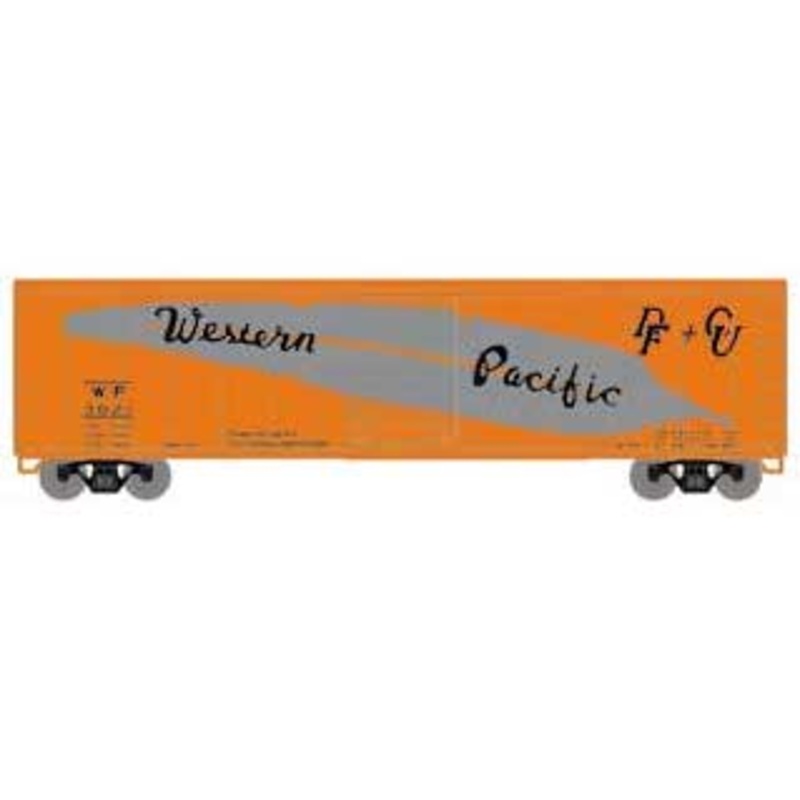 Roundhouse 15102 HO Scale 50' PS-1 Single Sliding Door Boxcar Western Pacific WP 3021