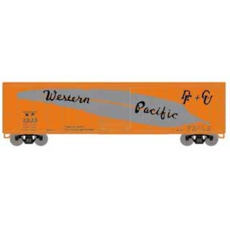 Roundhouse 15103 HO Scale 50' PS-1 Single Sliding Door Boxcar Western Pacific WP 3035