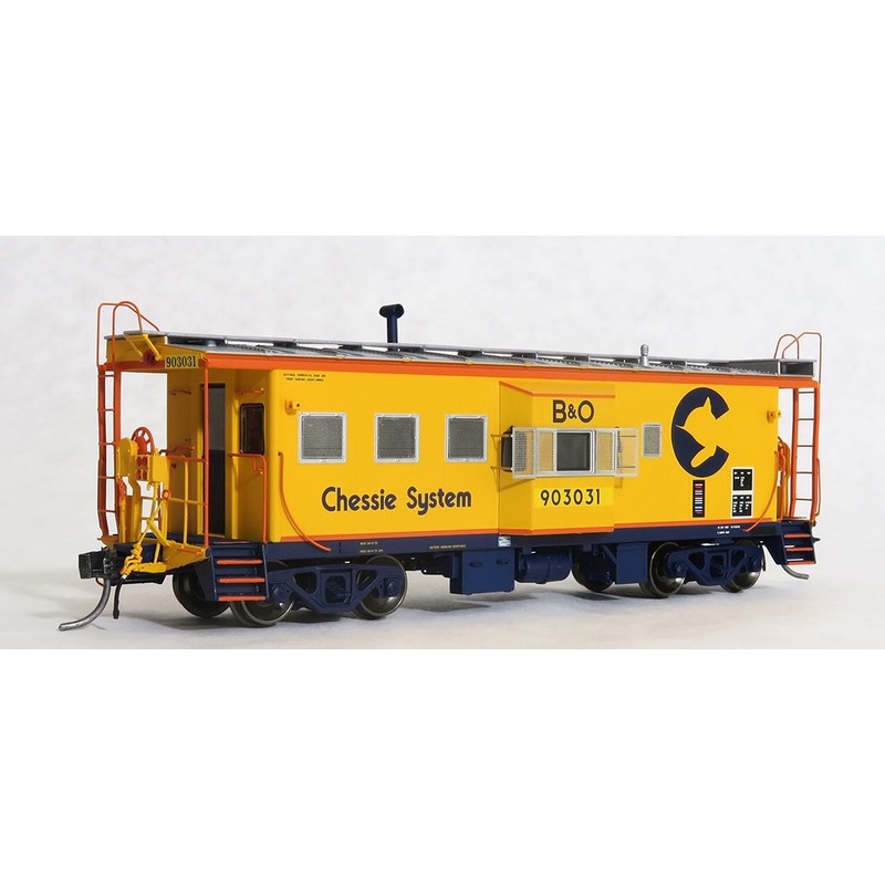Tangent Scale Models 60019 HO Scale ICC B&O I-18 Caboose Chessie System (1982+ Era) B&O