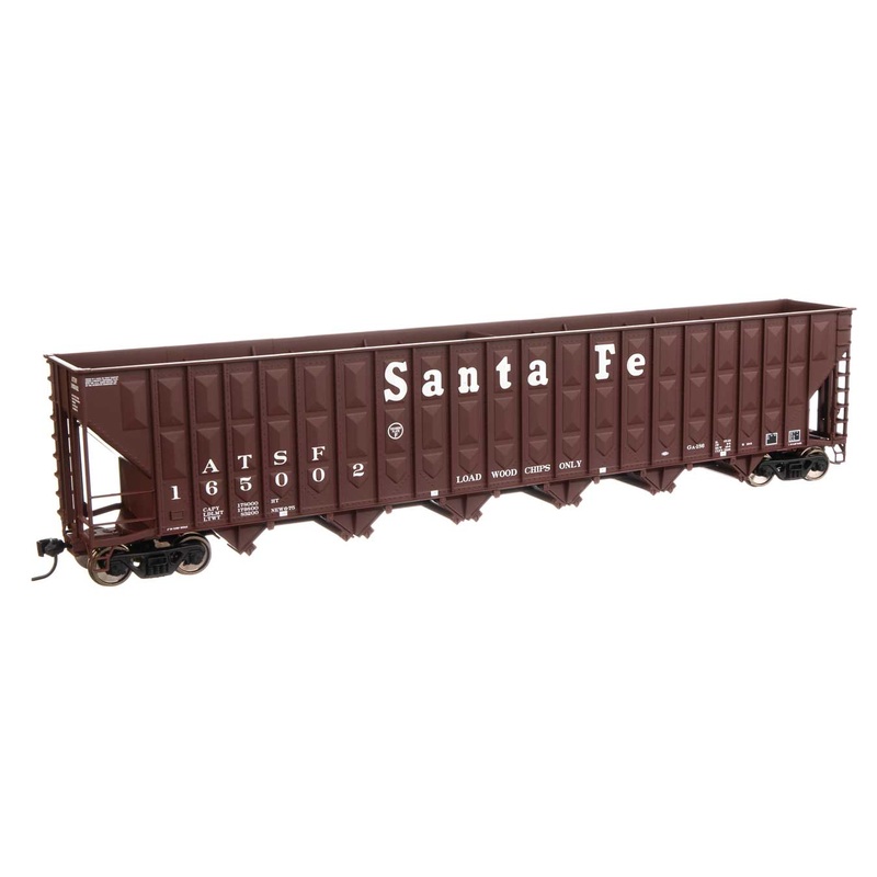 Walthers 910-6752 HO Scale Greenville 7,000 Cu Ft Woodchip Hopper Santa Fe ATSF 165020