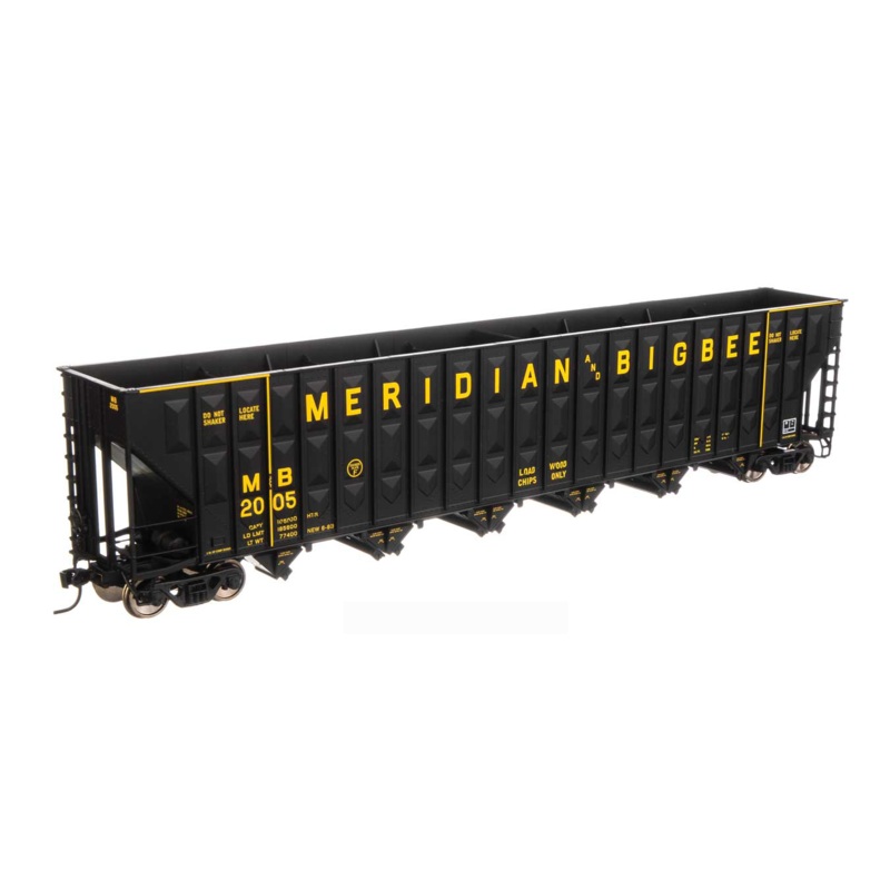 Walthers 910-6761 HO Scale Greenville 7,000 Cu Ft Woodchip Hopper Meridian & Bigbee MB 2005