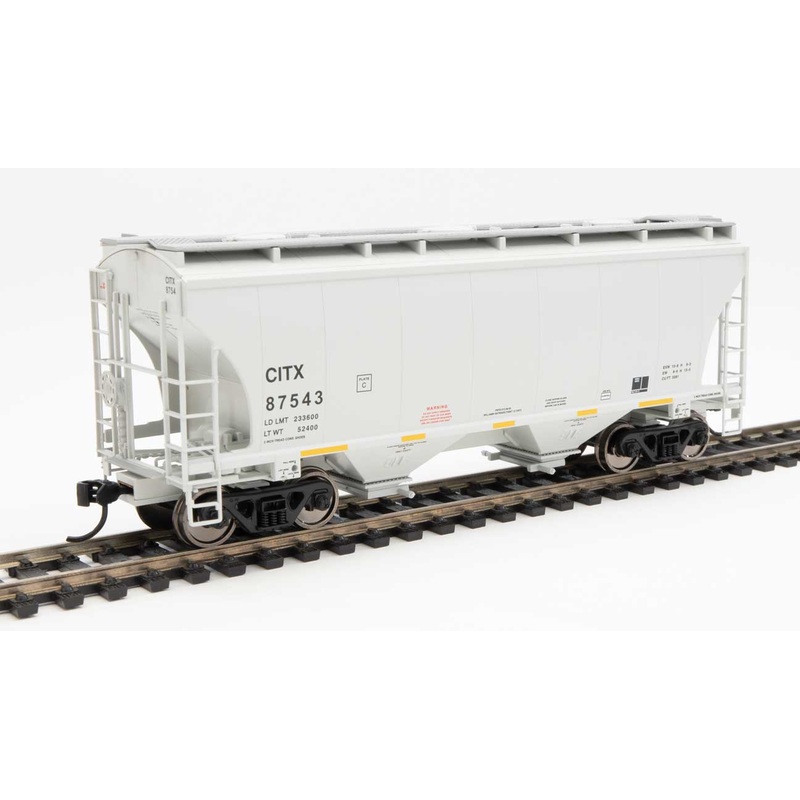 Walthers 910-7570 HO 39' Trinity 3281 2 Bay Covered Hopper CIT Group CITX 87543