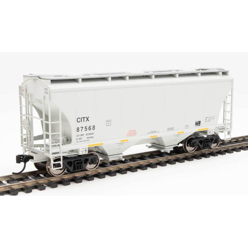 Walthers 910-7571 HO 39' Trinity 3281 2 Bay Covered Hopper CIT Group CITX 87568