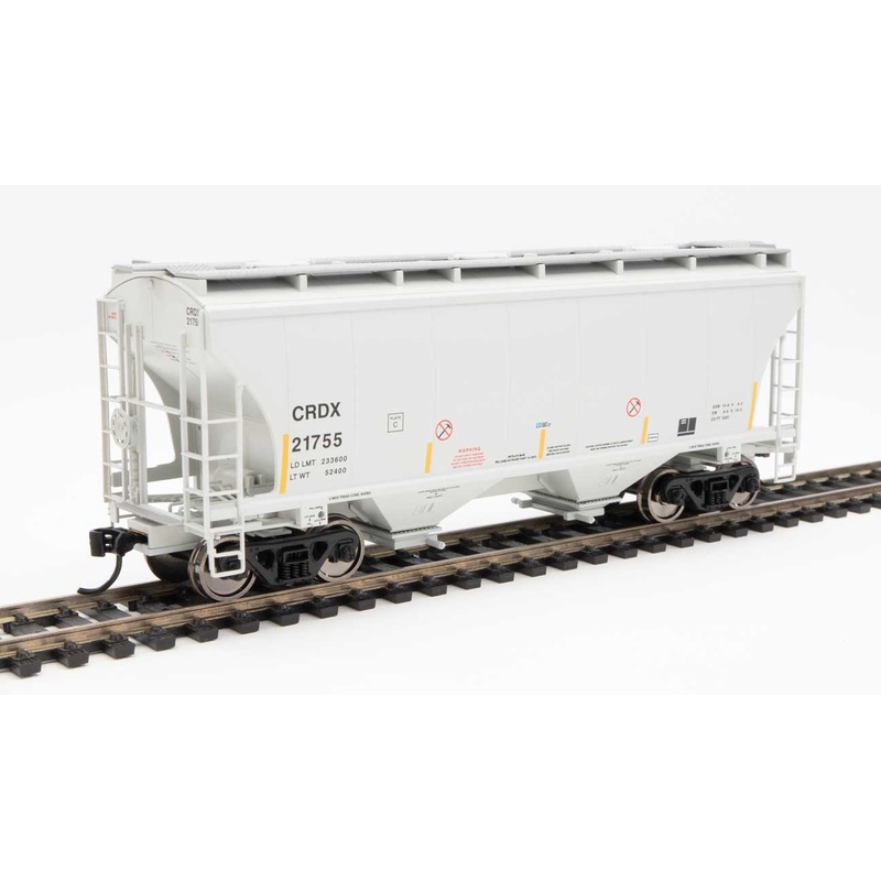 Walthers 910-7573 HO 39' Trinity 3281 2 Bay Covered Hopper CRDX 21755