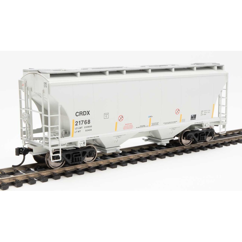 Walthers 910-7574 HO 39' Trinity 3281 2 Bay Covered Hopper CRDX 21768
