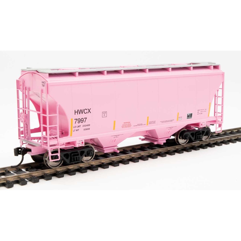 Walthers 910-7583 HO 39' Trinity 3281 2 Bay Covered Hopper Haliburton HWCX 7997