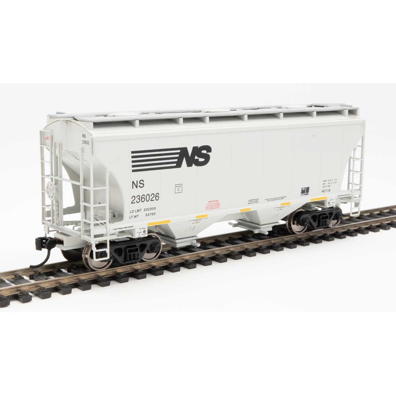 Walthers 910-7586 HO 39' Trinity 3281 2 Bay Covered Hopper NS 236026