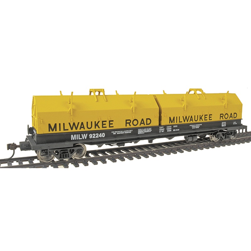 Walthers 932-3846 HO Scale 100 Ton 55' Coil Car Milwaukee Road MILW 92240 - NOS