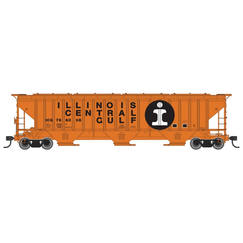 Walthers Mainline 910-49013 HO Scale 57' Trinity 4750 3-Bay Covered Hopper ICG 766008