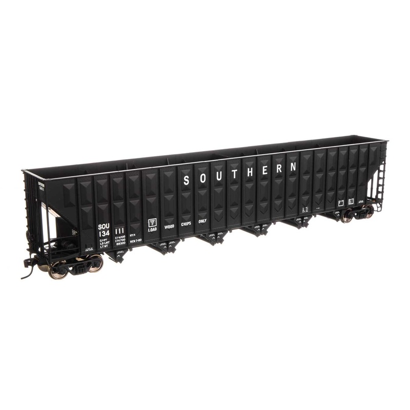 Walthers Mainline 910-6777 HO Scale Greenville 7,000 Cu Ft Woodchip Hopper "Black" Southern 134637
