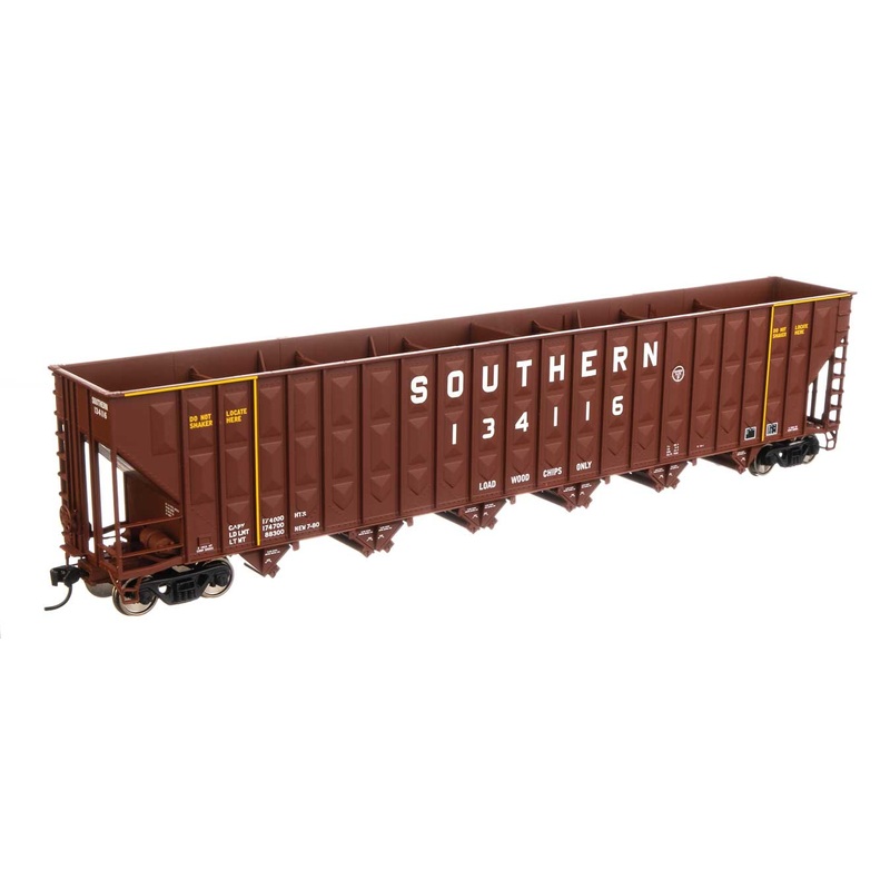 Walthers Mainline 910-6781 HO Scale Greenville 7,000 Cu Ft Woodchip Hopper "Brown" Southern 134116