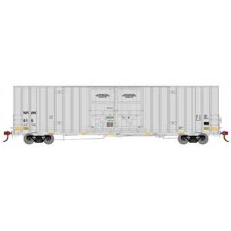 Athearn 75303 HO 60' Gunderson Double Door Hi-Cube Boxcar Warwick WRWK 615