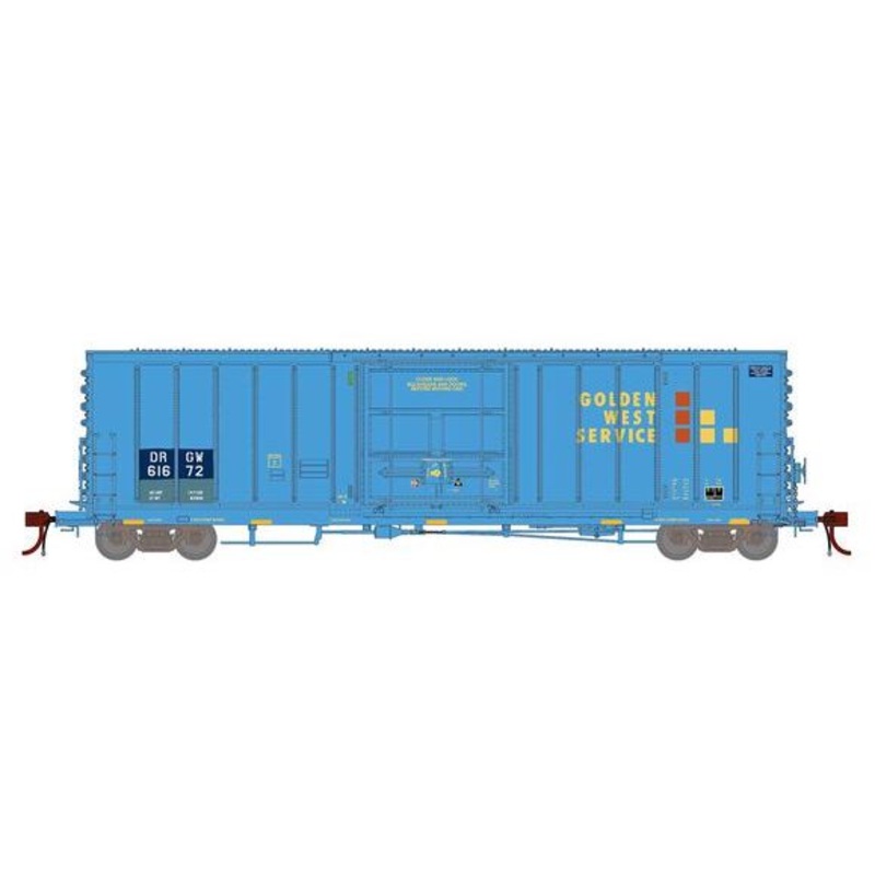Athearn Genesis G26888 HO Scale 50' PC&F Ext. Post Boxcar Primed For Grime Ex-GWS D&RGW 61672