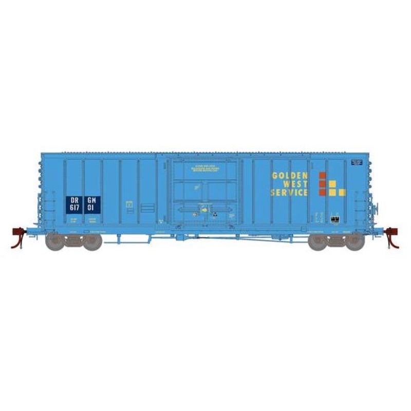 Athearn Genesis G26889 HO Scale 50' PC&F Ext. Post Boxcar Primed For Grime Ex-GWS D&RGW 61701