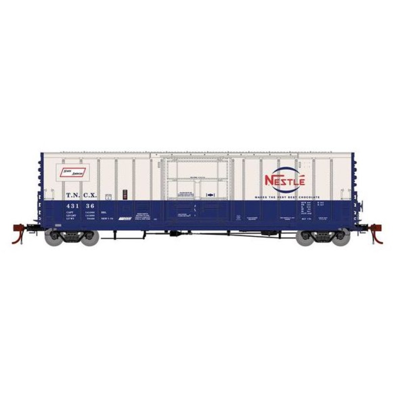 Athearn Genesis G26894 HO Scale 50' PC&F Ext. Post Boxcar Nestle TNCX 43136