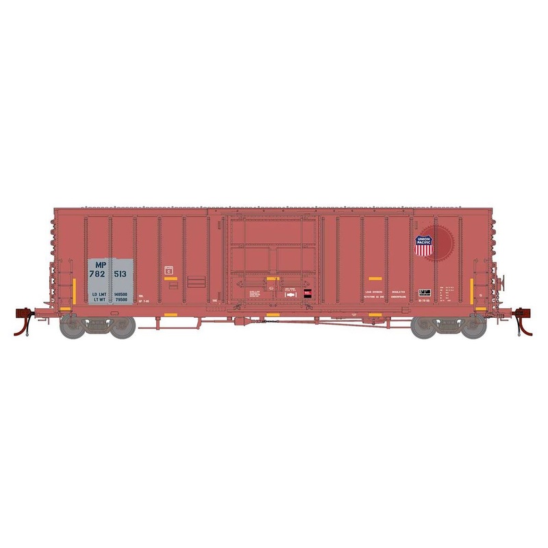 Athearn Genesis G26898 HO Scale 50' PC&F Ext Post Boxcar Primed for Grime UP/MP 782513