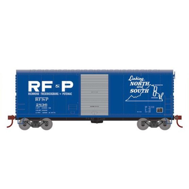 Athearn RTR 67976 HO Scale 40' Modernized Boxcar RF&P 2836