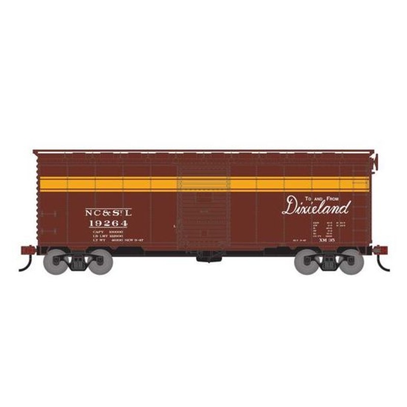 Athearn RTR 75341 HO Scale 40' Single Door Boxcar NC&STL 19264
