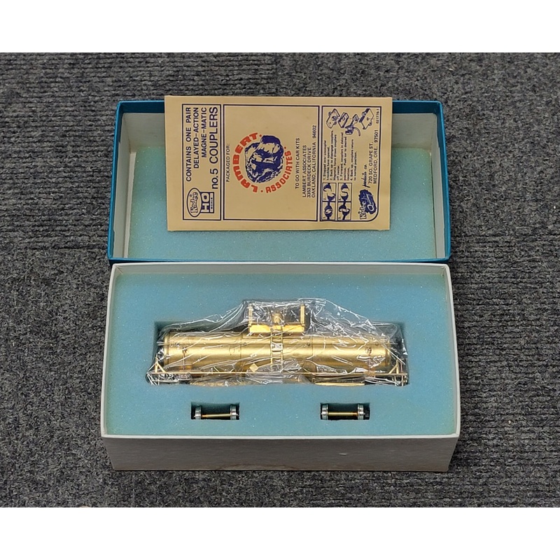 Lambert Associates 7570 HO Scale ICC 103-BW 8,000 Gallon Tank Car - Brass