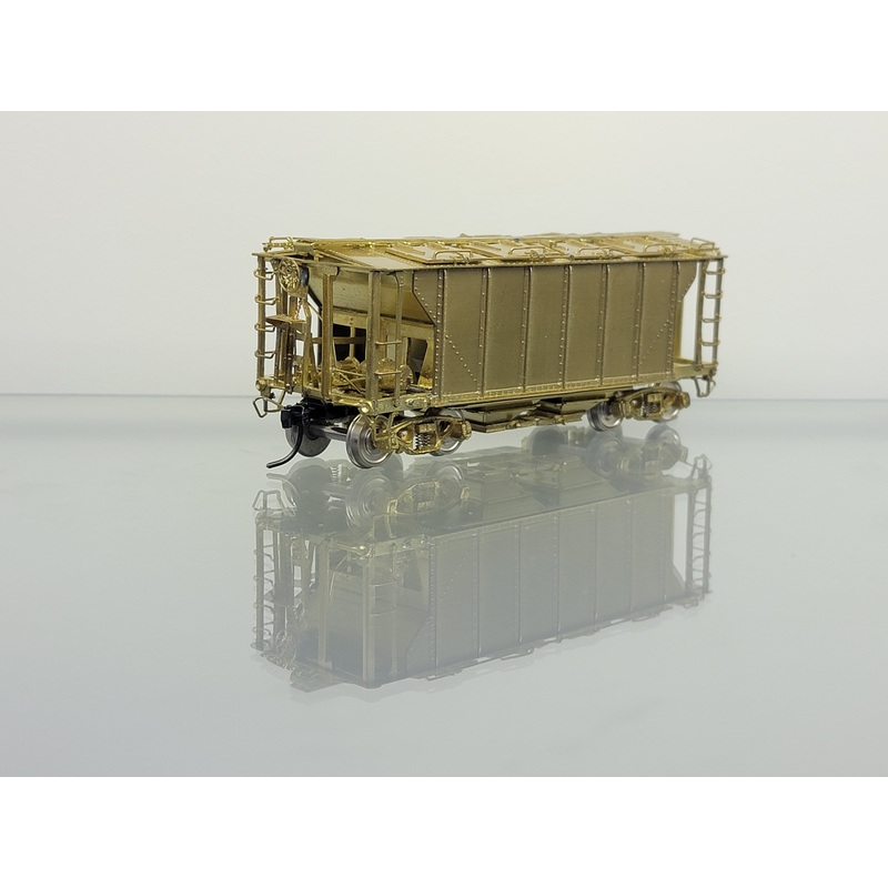 Precision Scale Co. 15538 HO Scale 50 Ton Covered Hopper Car Erie - Brass