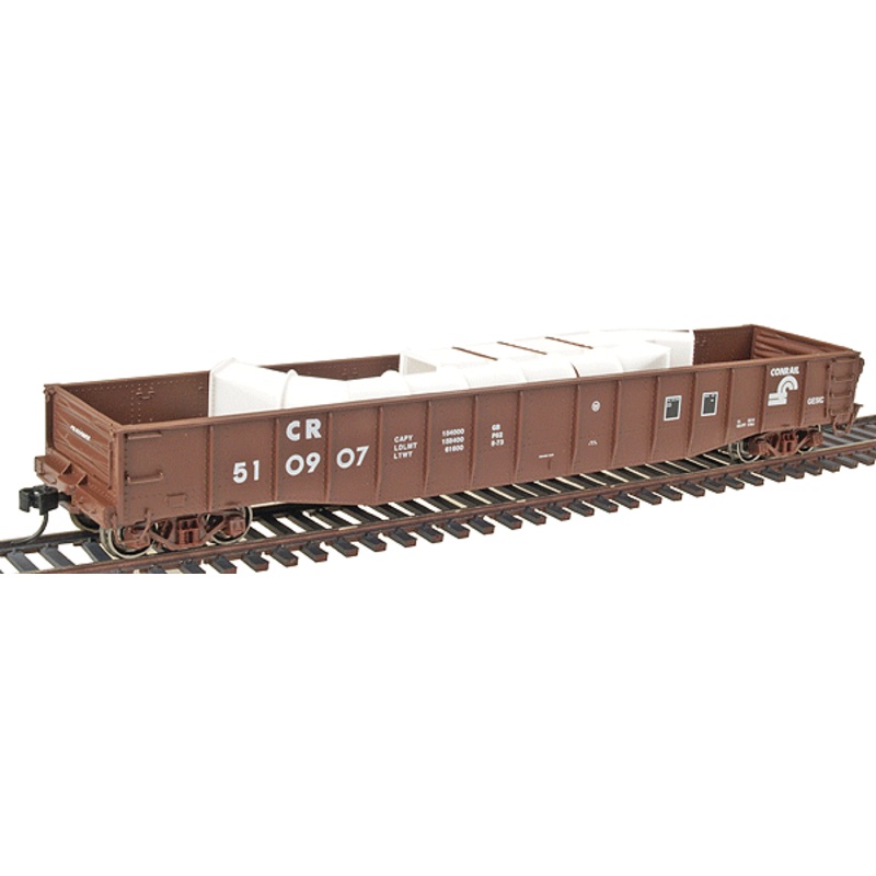 Proto 2000 920-54075 HO Scale 52'6" Drop End Gondola with Load CR 510907 - NOS