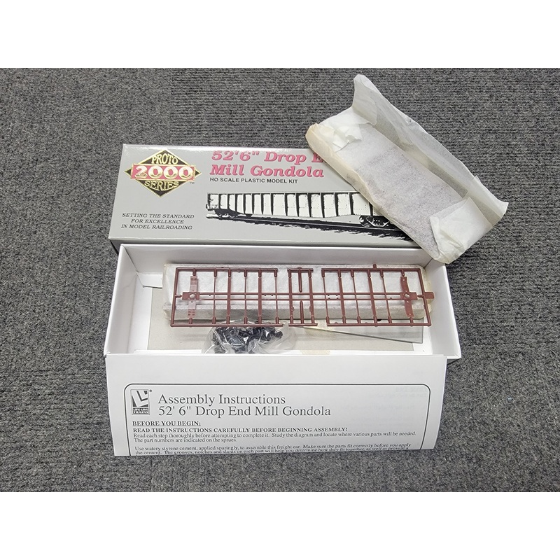 Proto 2000 HO Scale 52'6" Drop End Mill Gondola  Kit Conrail CR 510906 - NOS