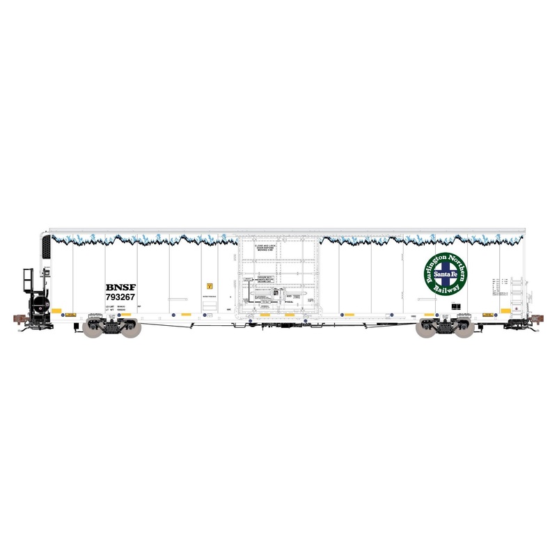 ScaleTrains Rivet 38932 HO Scale 82 7883 Reefer ( Early Thermo King) BNSF 793374 with Sound