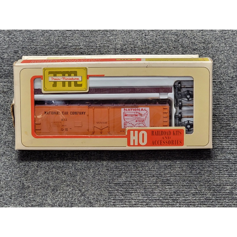 Train Miniature 8104 HO Scale 40' Steel Reefer Kit National Packing MNX 2421 - NOS