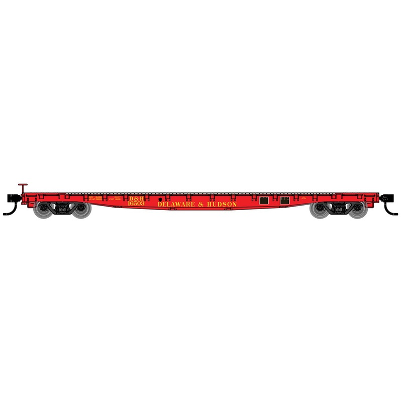 Walthers Mainline 910-6611 53' GSC Flatcar Delaware & Hudson D&H 16507