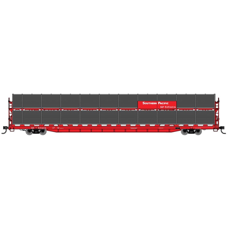 Walthers Mainline 910-8127 HO Scale 89' Bi-Level Shielded Auto Rack Southern Pacific SP 515436