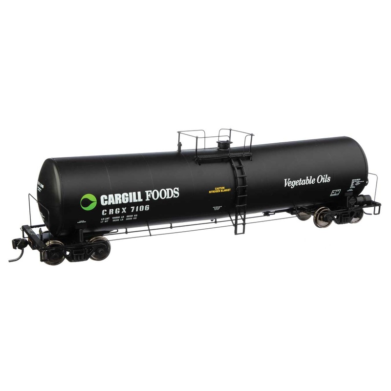 Walthers Proto 920-100251 HO Scale 23,000 Gallen Funnel Flow Tank Car Cargill CRGX 7106