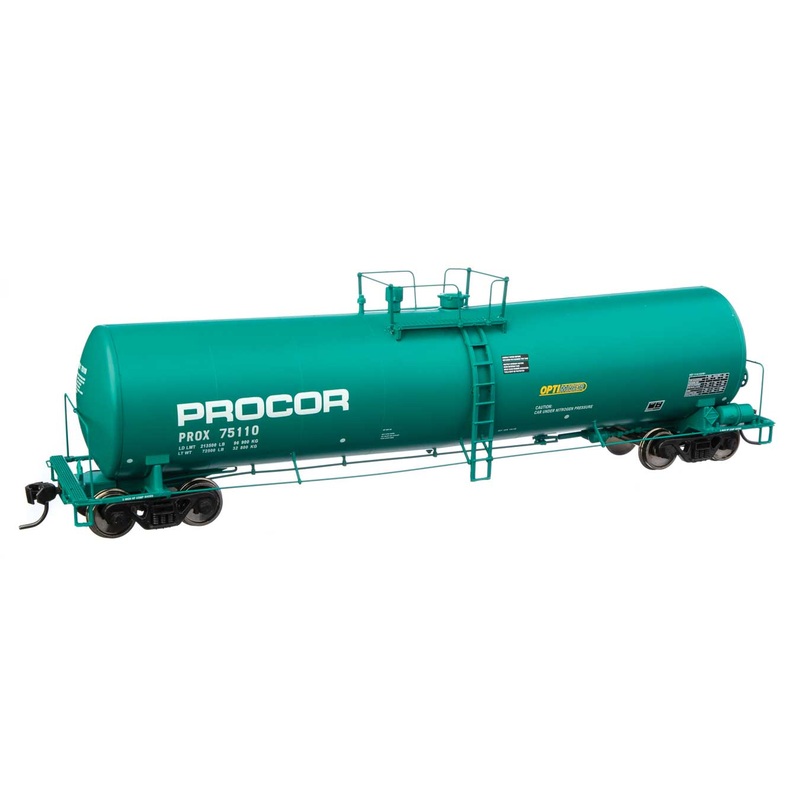 Walthers Proto 920-100258 HO Scale 23,000 Gallen Funnel Flow Tank Car Procor PROX 75110